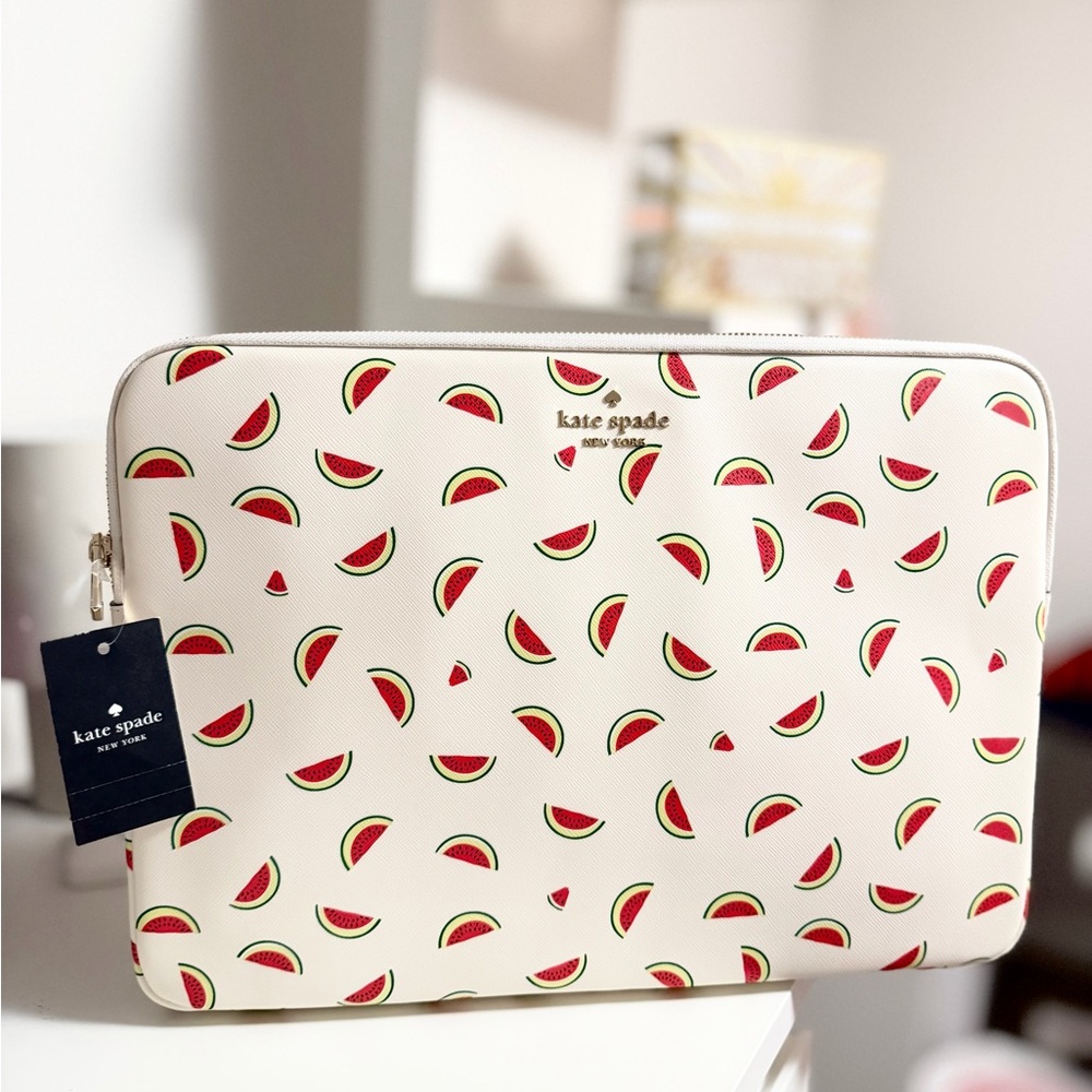 ❌SOLD❌  Kate Spade Laptop bag Watermelon Print Sleeve l